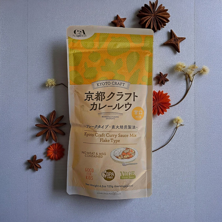 Kyoto Craft Curry Sauce Mix Flake Type,Mild Flavor 120 g