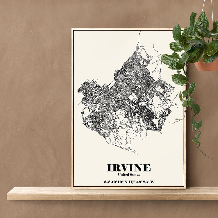 Irvine CA 16" x 20" / Gold