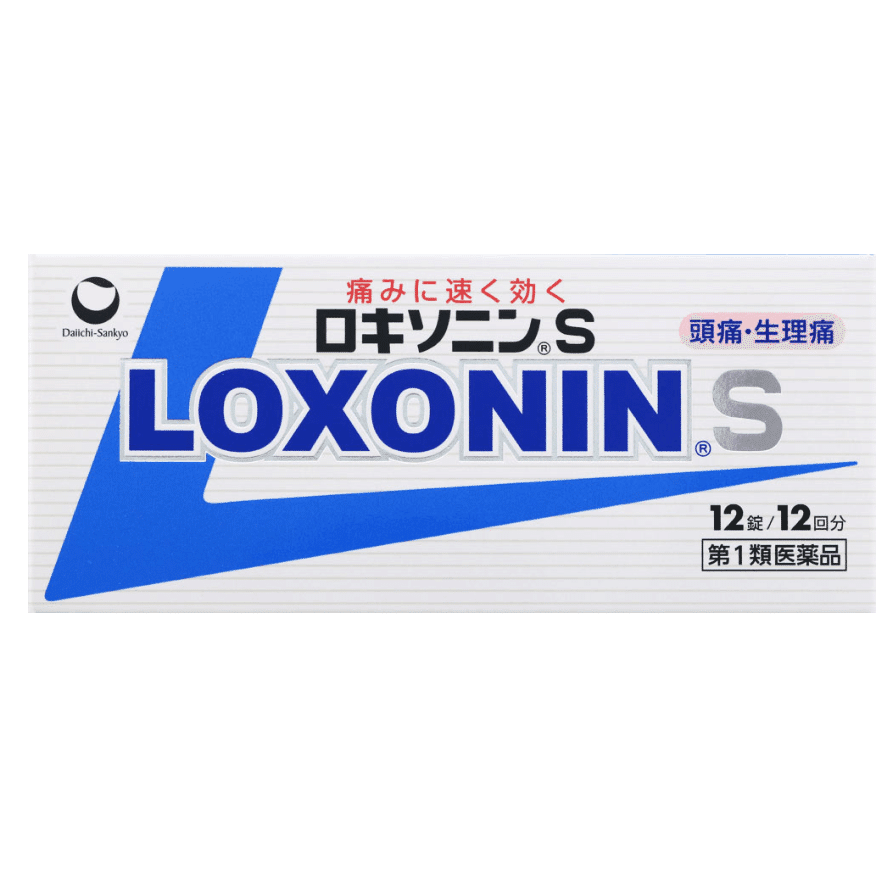 [Japan Direct Shipping] Daiichi Sankyo LesMeds LOXONIN.S Relieves Menstrual soreness sore heads febricity Regular Type 12 Tablets 1 each