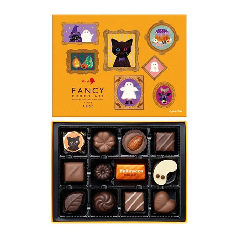 Mary’s Halloween Limited Fancy Chocolates 12 Piece 1 box