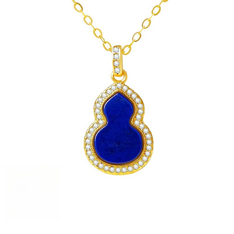 Lapis lazuli gourd pendant 21 * 11mm 1 box