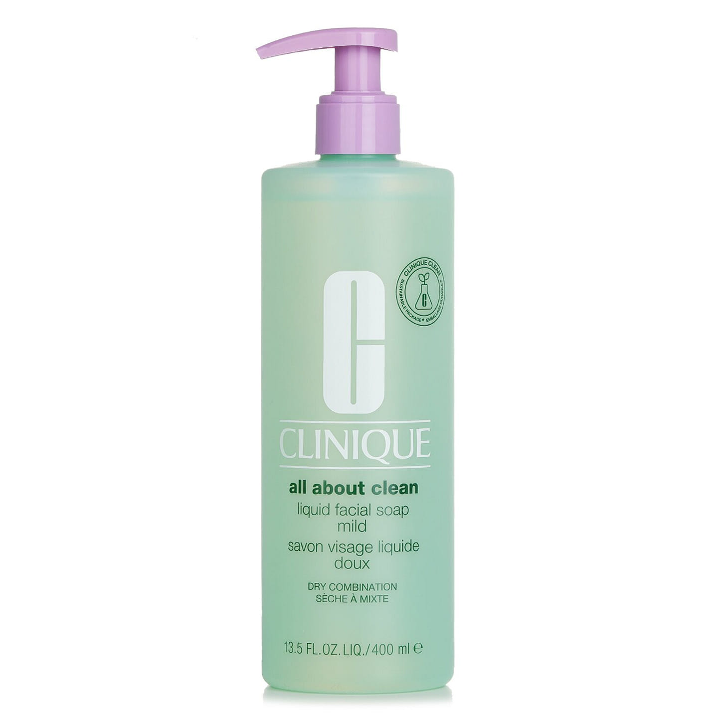 Clinique All About Clean Liquid Facial Soap Mild (Dry Combination Skin) 400ml/13.5oz 400 ml