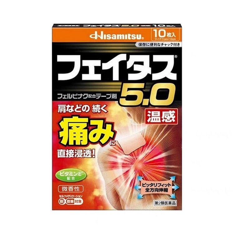 HISAMITSU Warming Pain Relief Patch 10 pcs