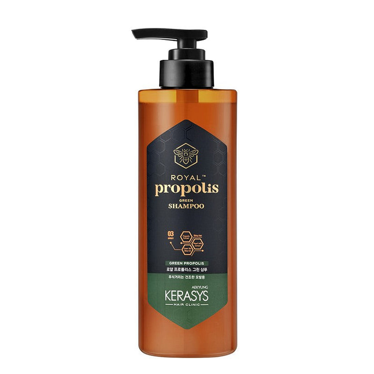 韩国爱敬 蜂胶洗发水柔顺控油蓬松 绿色500ml 1 份