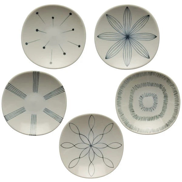 ROKURO Appetizer Plate Set of 5 1 each