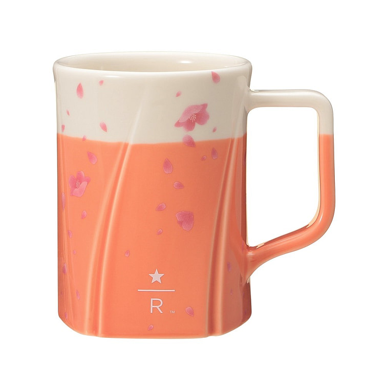 星巴克 樱花限定 双色樱花马克杯355ml