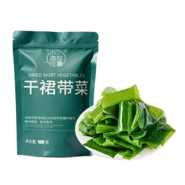 裙带菜优质高钙婴幼辅食海藻干货100g*1袋 100 克