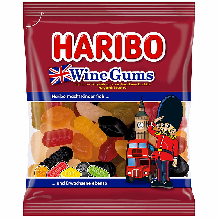Haribo 葡萄酒软糖 175g（德国）