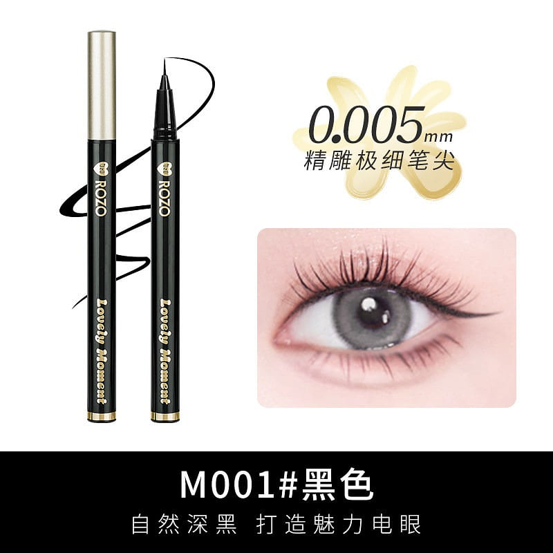 ROZO Ultra Fine Liquid Eyeliner #Black 1 box