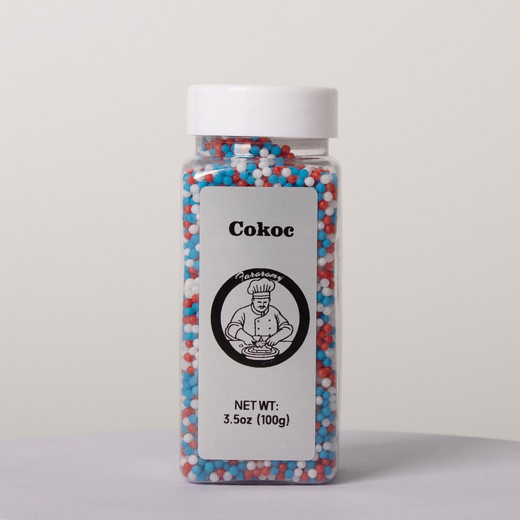 Cokoc 可食用彩针撒糖 三色彩米
