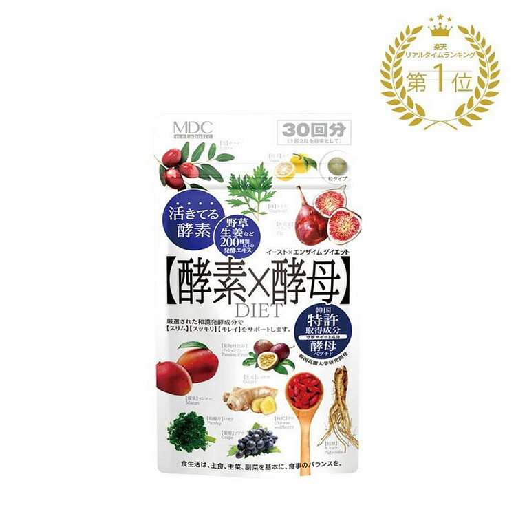 MDC 酵素 经典果蔬酵母 30回 60粒