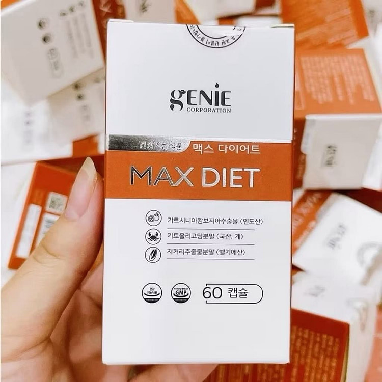 Genie Max Diet Fat Burner Giam Can Thai Mo Bung 1 bottle