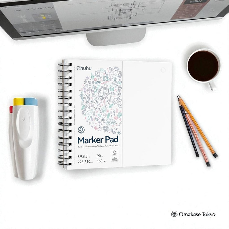 Ohuhu马克笔素描本60张210mmx210mm 705 克