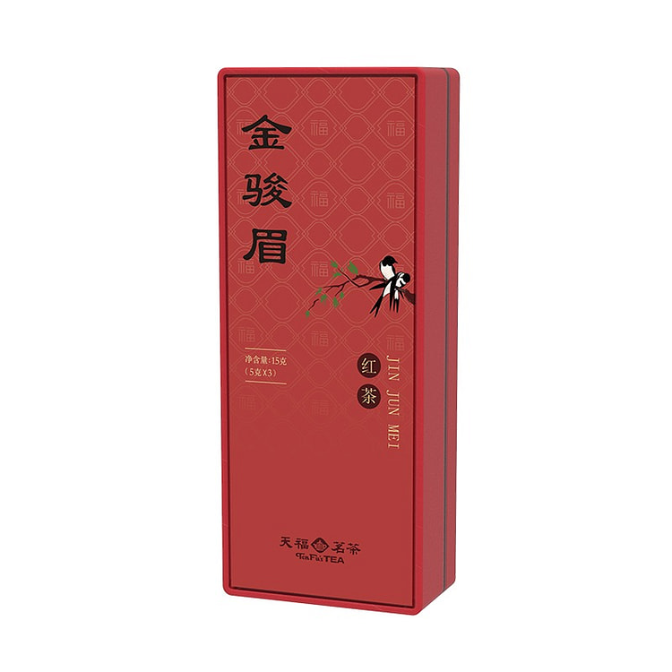 天福茗茶金骏眉红茶 武夷山小种15g/盒