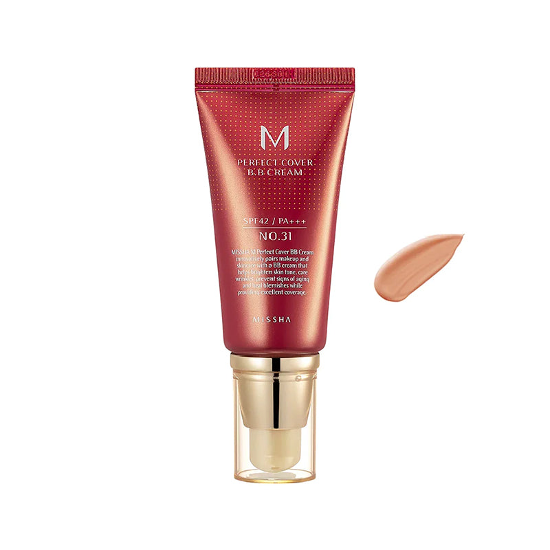 韩国 MISSHA 完美遮瑕 BB 霜 31米色 1 份