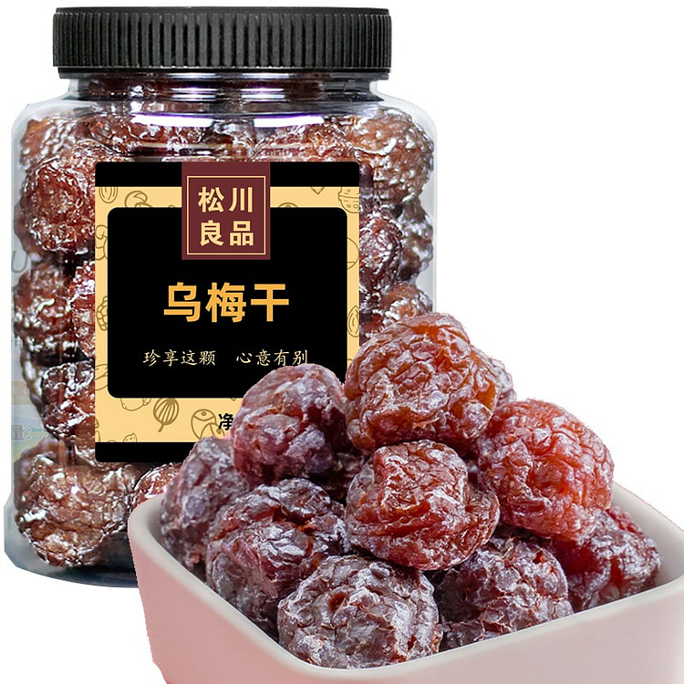 川良品 乌梅干 蜜饯果干 话梅果脯