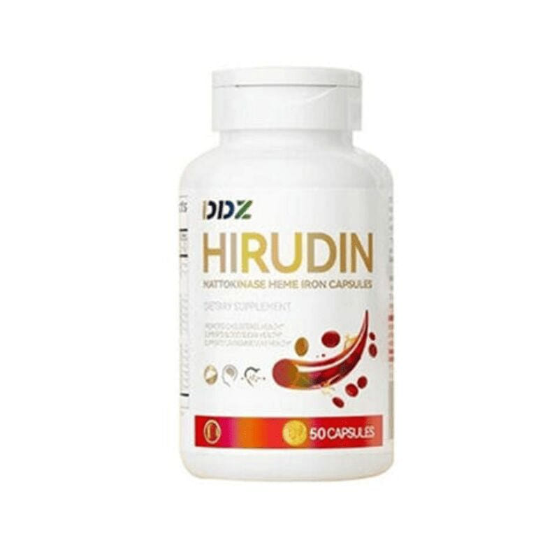 DDZ HIRUDIN NATTOKINASE HEME IRON 50 CAPSULES 1 bottle