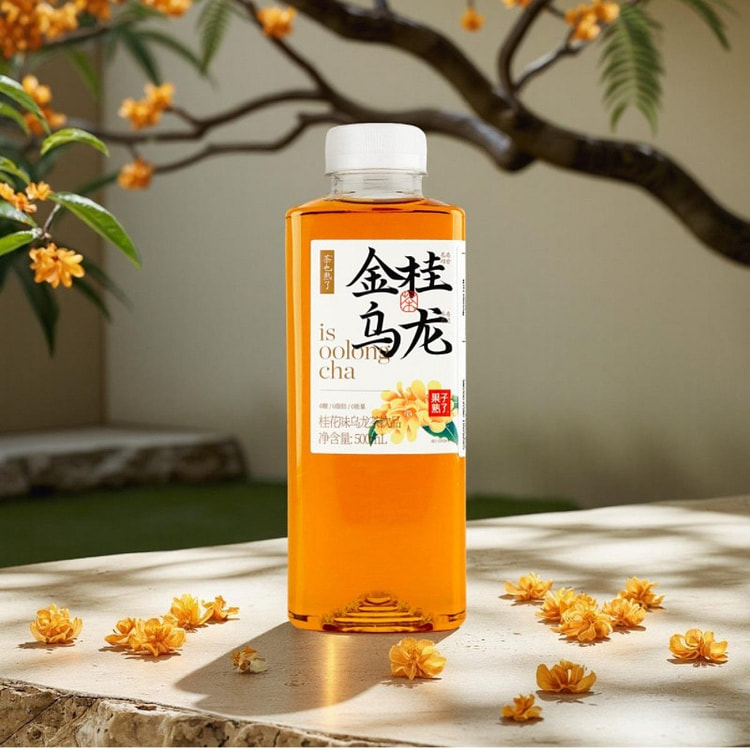果子熟了 金桂乌龙 桂花味乌龙茶饮料 500 个