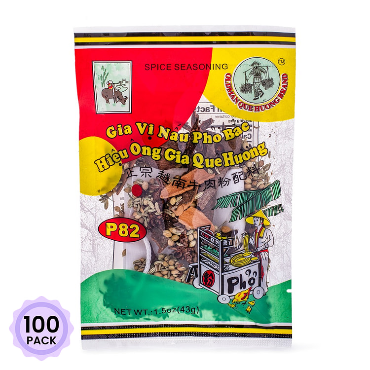 Oldman Que Huong Brand 越南米粉香料 1.5 盎司*100 包