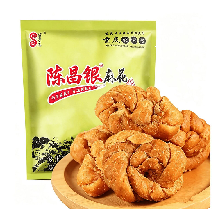 陈昌银手工麻花原味重庆特产磁器口正宗陈麻花糕点零食 60 克