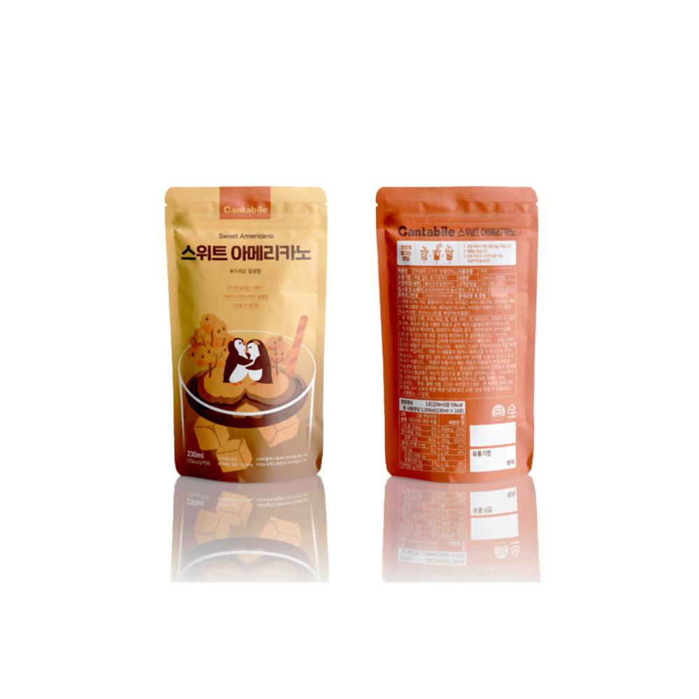 CANTABILE Sweet Americano Pouch 230mL(7.77 fl oz) 1 each