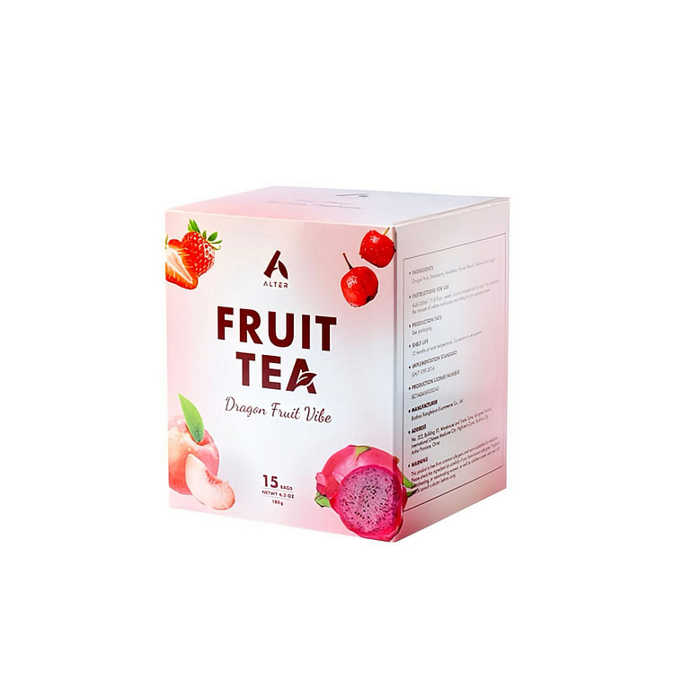 ALTER Dragon Fruit &  Peach Fruit Tea 15pakcs