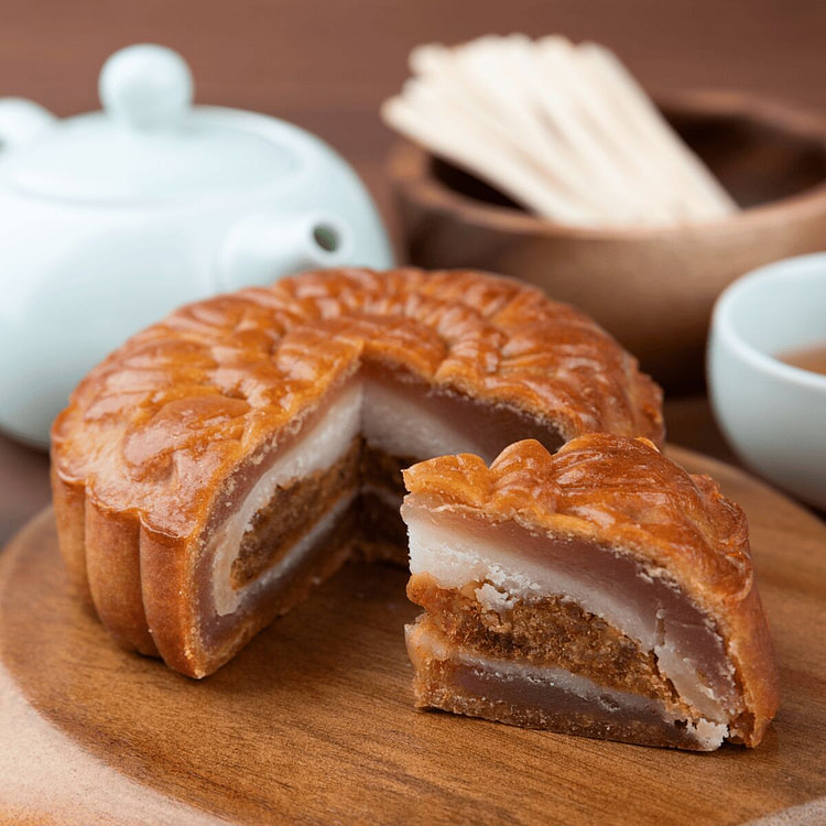 芋泥麻薯蛋黄月饼200g
