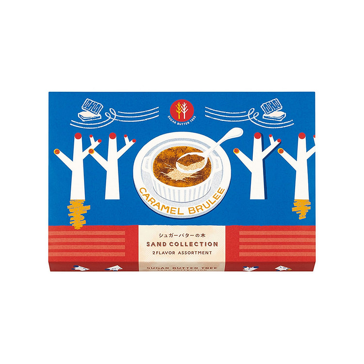 砂糖奶油树 黄油夹心焦糖布蕾饼干礼盒 16枚 1 份