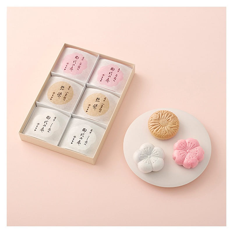TORAYA Three Types Monaka Red Bean Cake 6 pcs 1 box