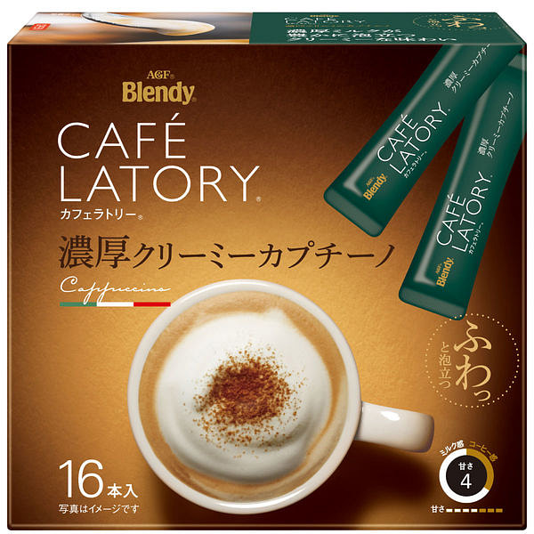 味之素 速溶咖啡 16条 卡布奇诺