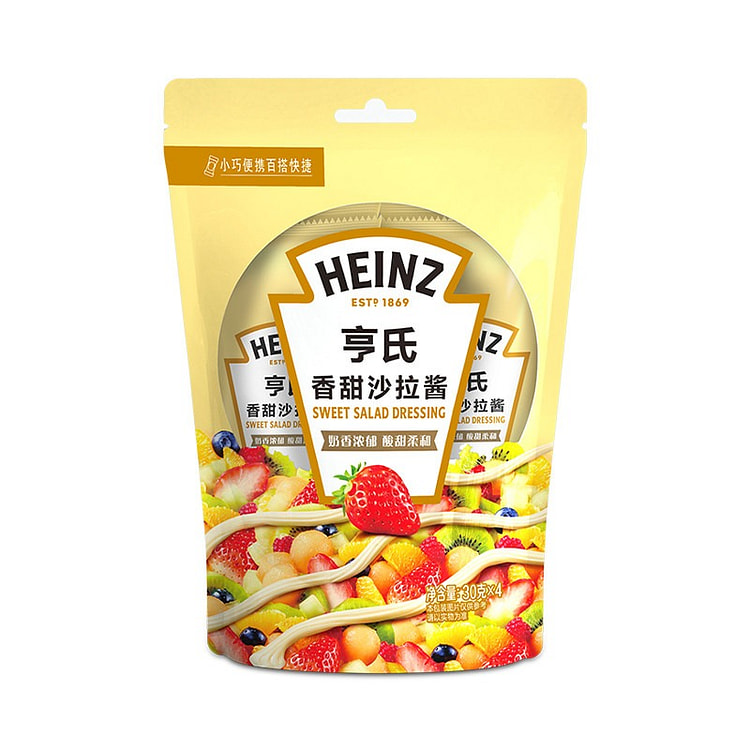 亨氏 香甜沙拉酱轻食蔬菜水果酱烘培寿司三明治酱料 120 克