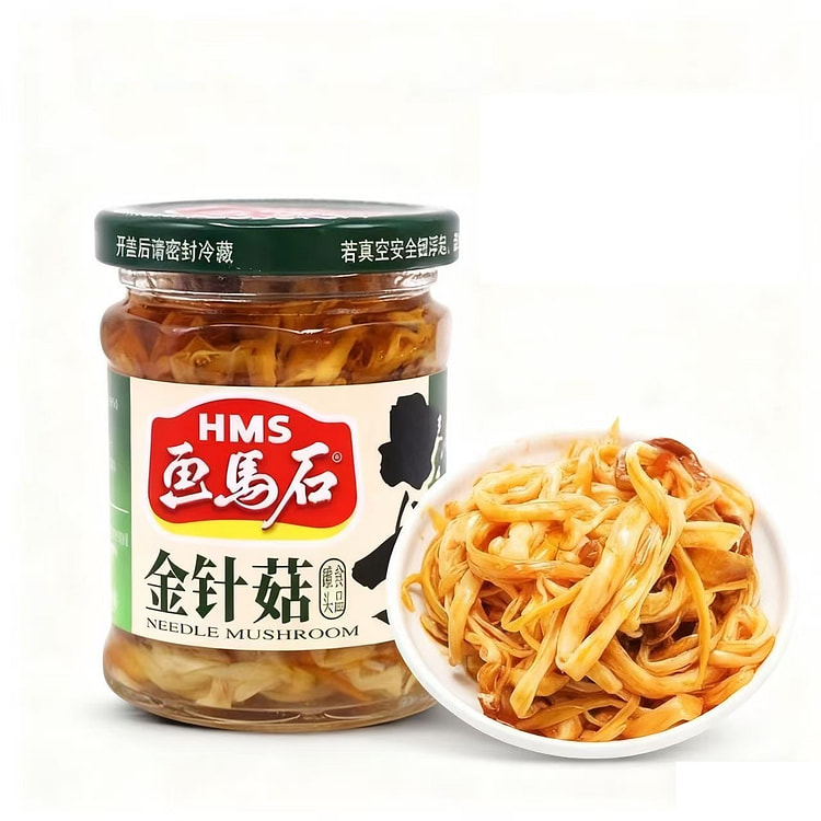 【福建特产】画马石金菇脆笋即食早餐配粥小菜金针菇 170 克