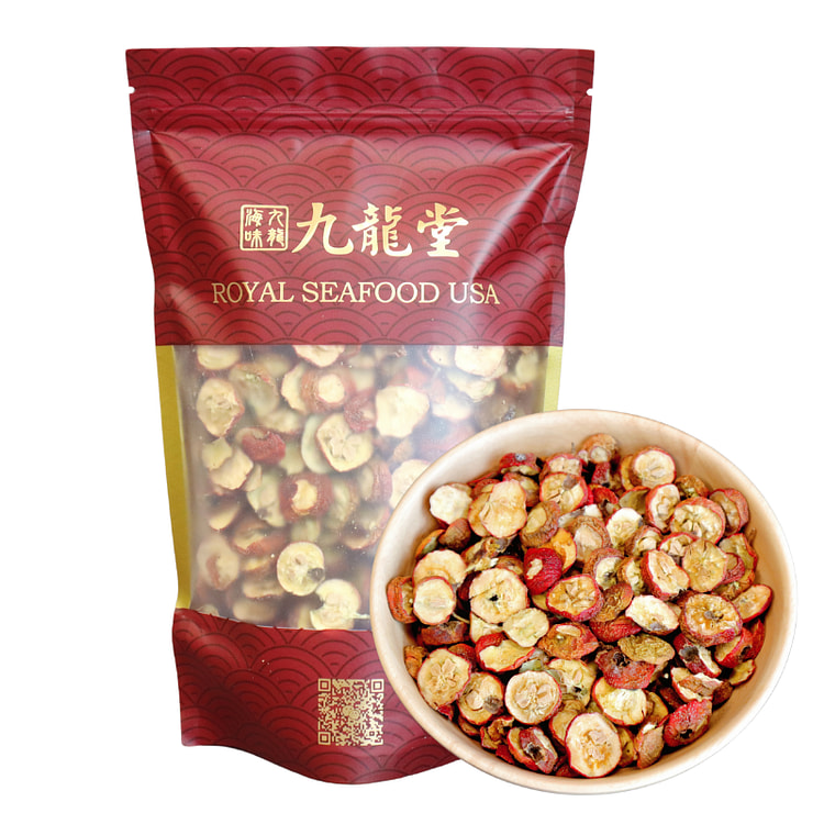九龍堂 特级有籽山楂干一磅 健胃助消化 调节血压