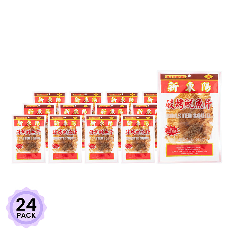 新东阳 碳烤鱿鱼片 70 克*24 包