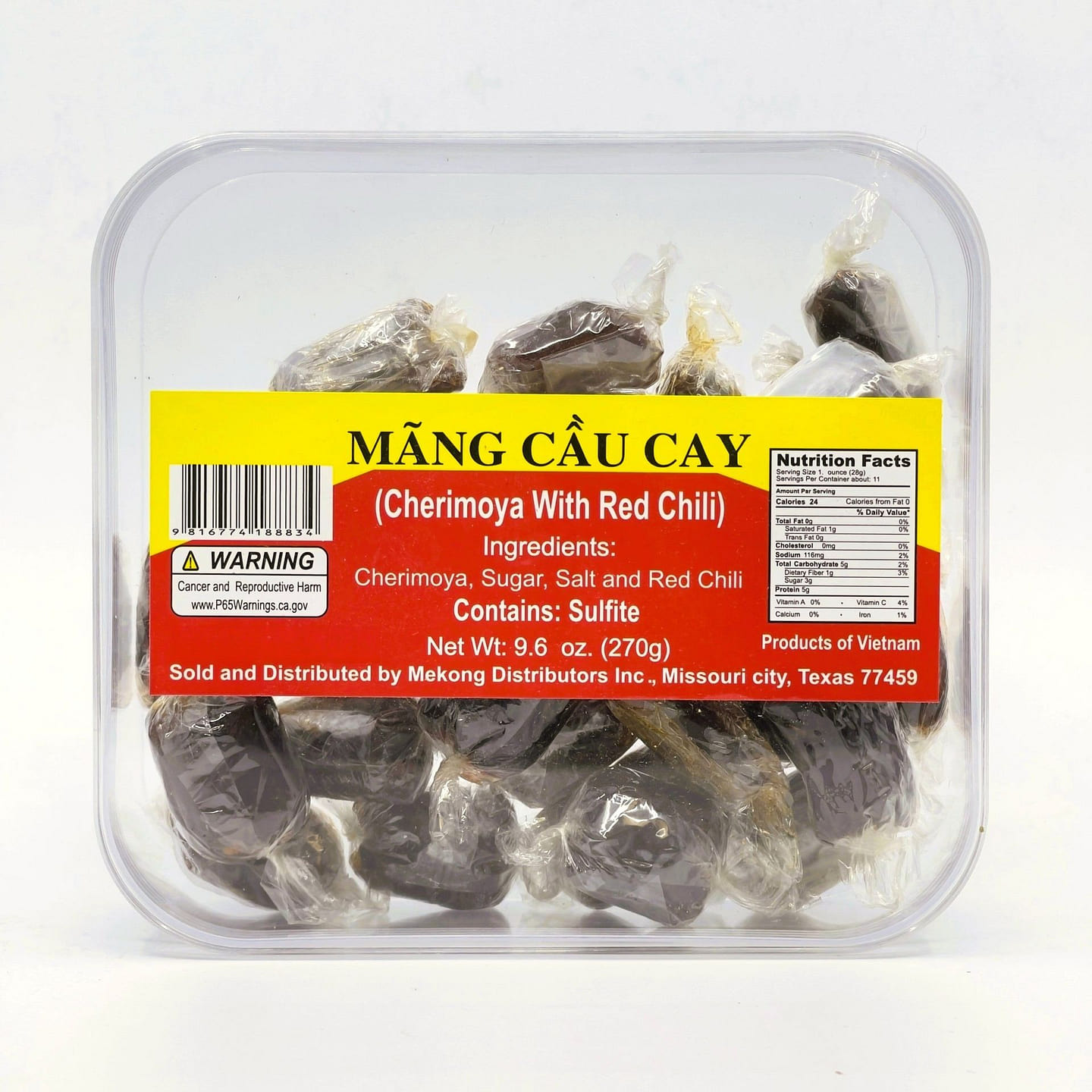 Spicy Cherimoya Candy – 9.6oz/270g 9.6 oz
