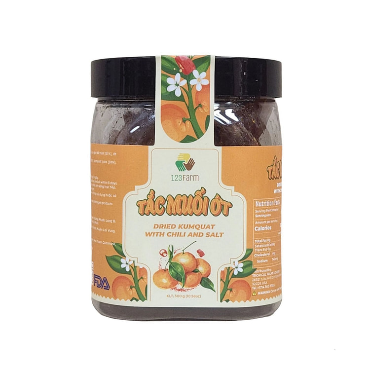 123Farm Dried Kumquat with Chili and Salt 300 g
