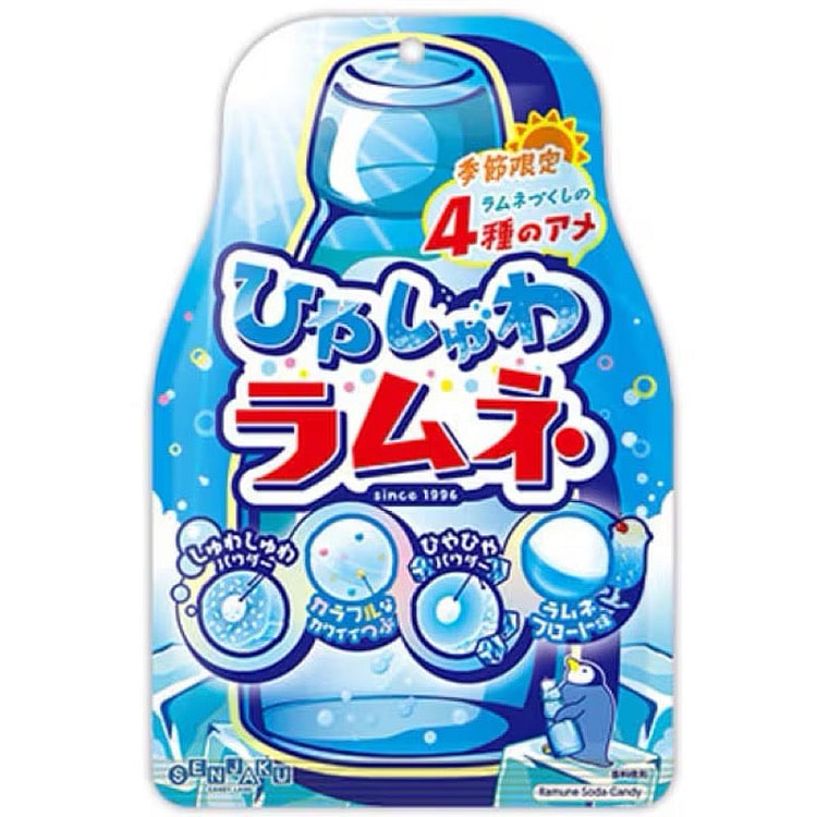 Senjaku Ame Honpo Hiyashuwa Ramune Candy 75g 1 each