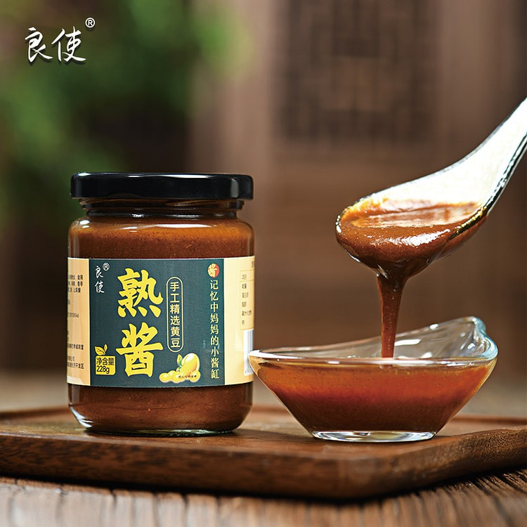 东北风味 熟酱 大酱 农家黄豆酱 大葱蘸酱1瓶