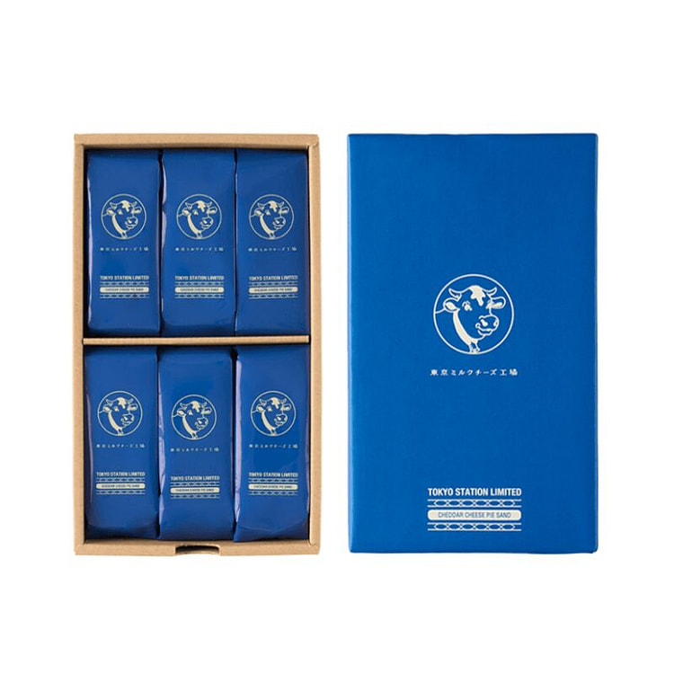 JAPAN Cheddar cheese pie sandwich 6pc 1 box