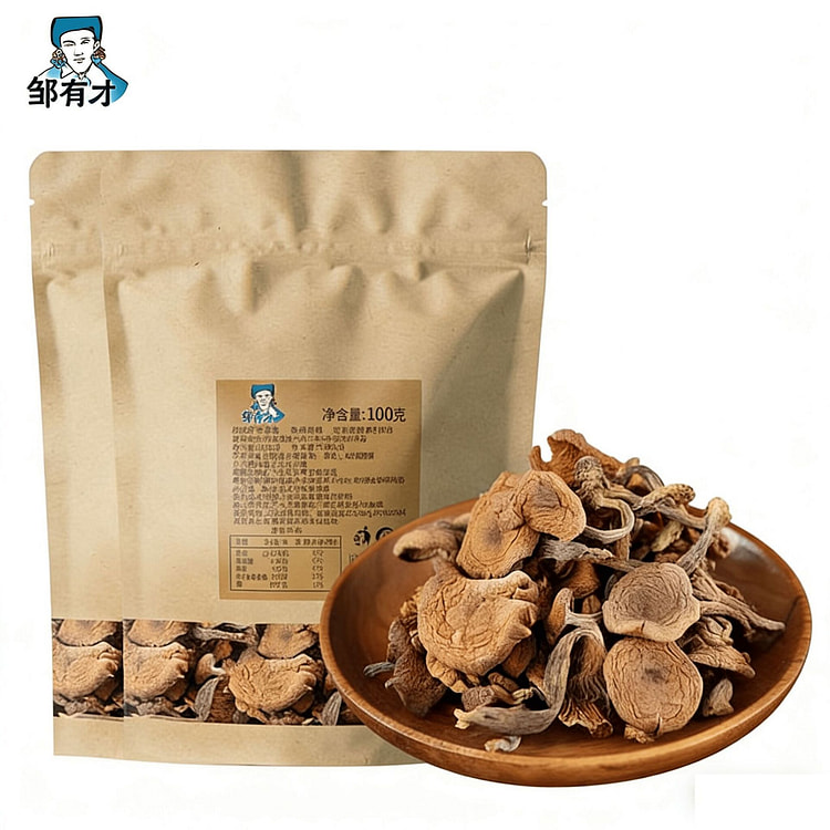 邹有才东北纯野生榛蘑新货下山小鸡炖蘑菇特产营养菌菇 100 克