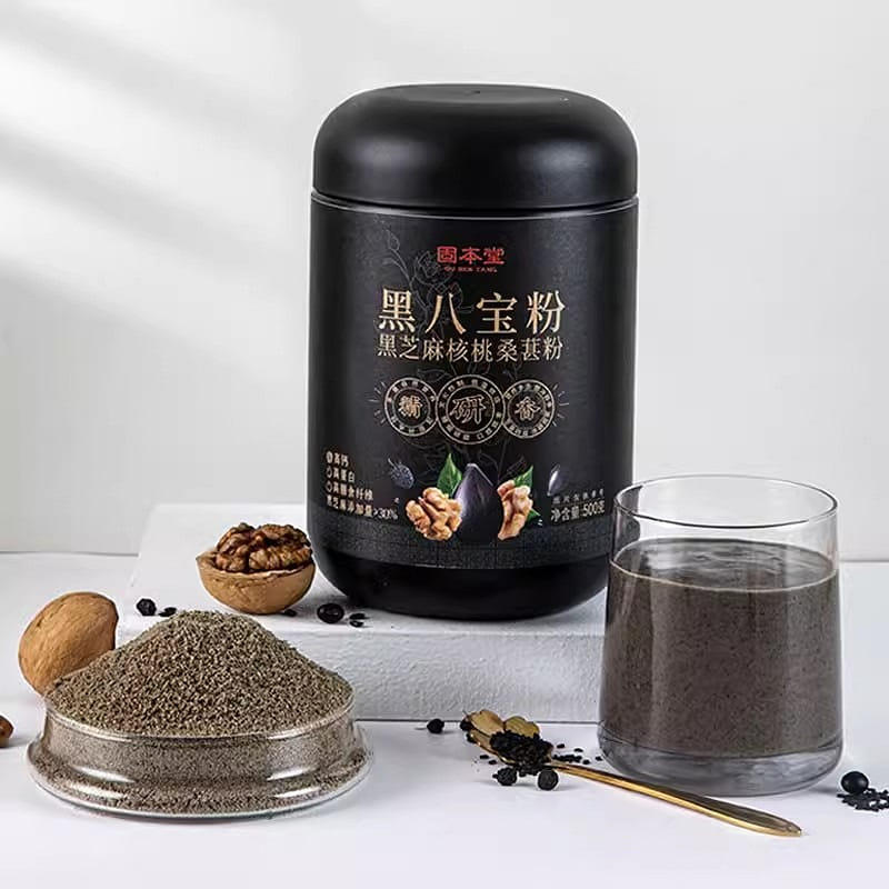 Ku Ben Tang Black Sesame Paste Walnut Black 500/ 500 그램