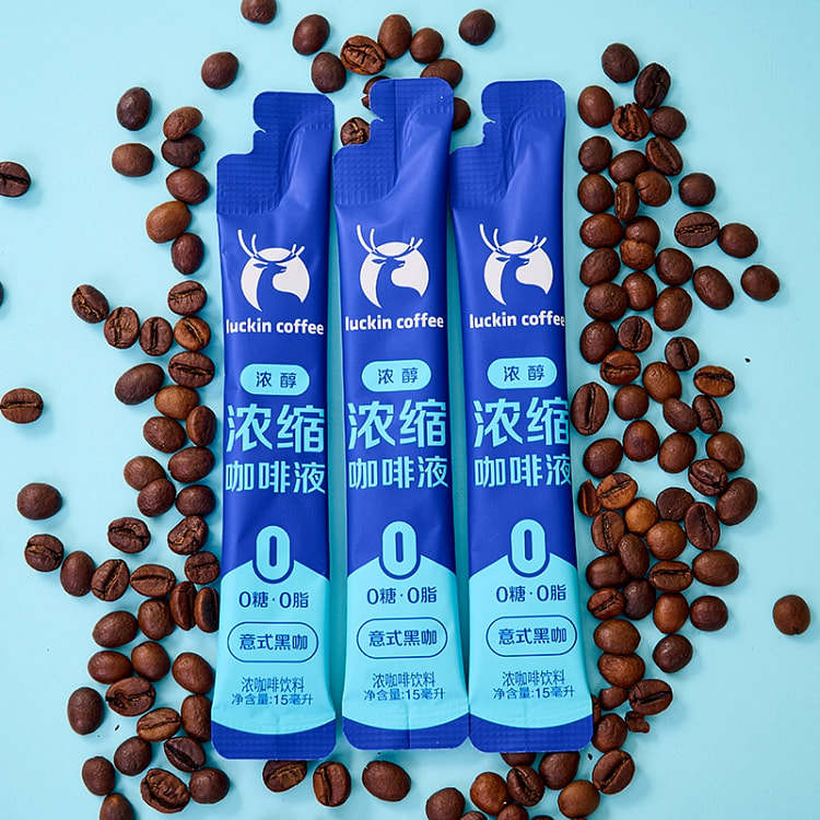 瑞幸咖啡意式黑咖啡浓缩咖啡液15g*4 60 克