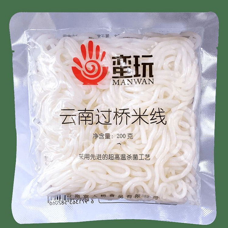云南特产保鲜粗米线速食产品无调料 200 克 (min 3)