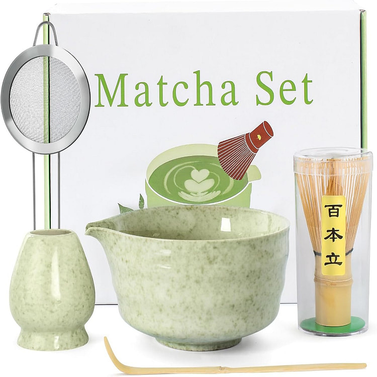 抹茶搅拌器套装 精致抹茶碗 抹茶工具套餐 优雅礼品
