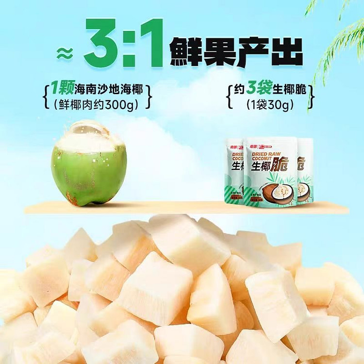 Hainan specialty: Nanguo Coconut Crispy Blocks (min 2)