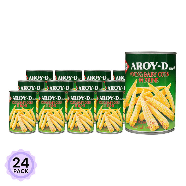 Aroy-D 盐水玉米笋 15 盎司*24 包