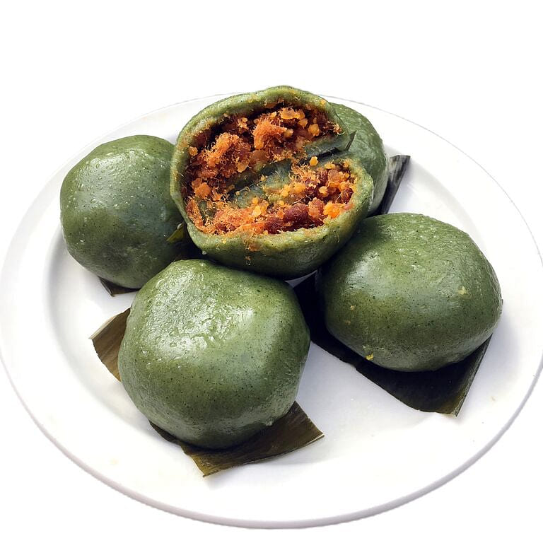 Salted Egg Yolk Pork Floss Qingtuan 6 count