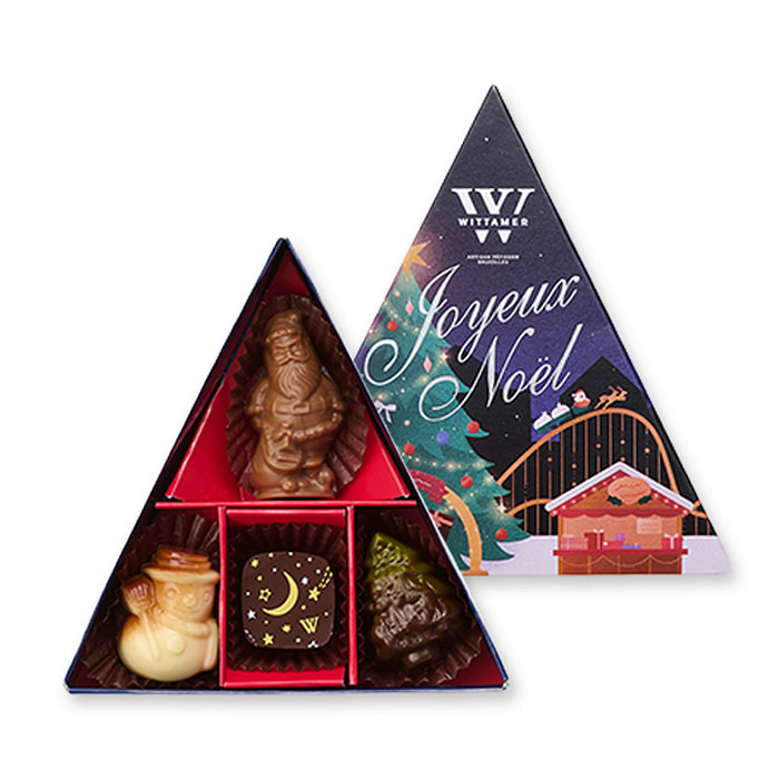 Wittamer 圣诞精美巧克力 4块 1 份