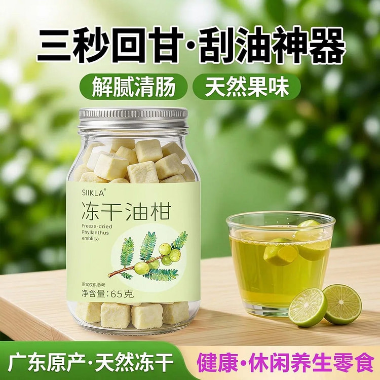 Freeze-dried sea buckthorn chunks