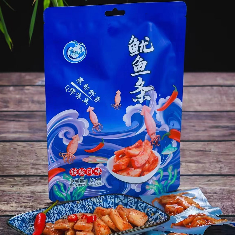 笑嗨了铁板风味鱿鱼条 手撕鱿鱼条 解馋小零食